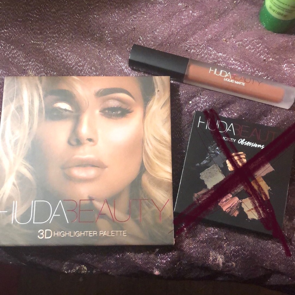 HUDA BEAUTY 3pc Set/Brand New. Fair Price.